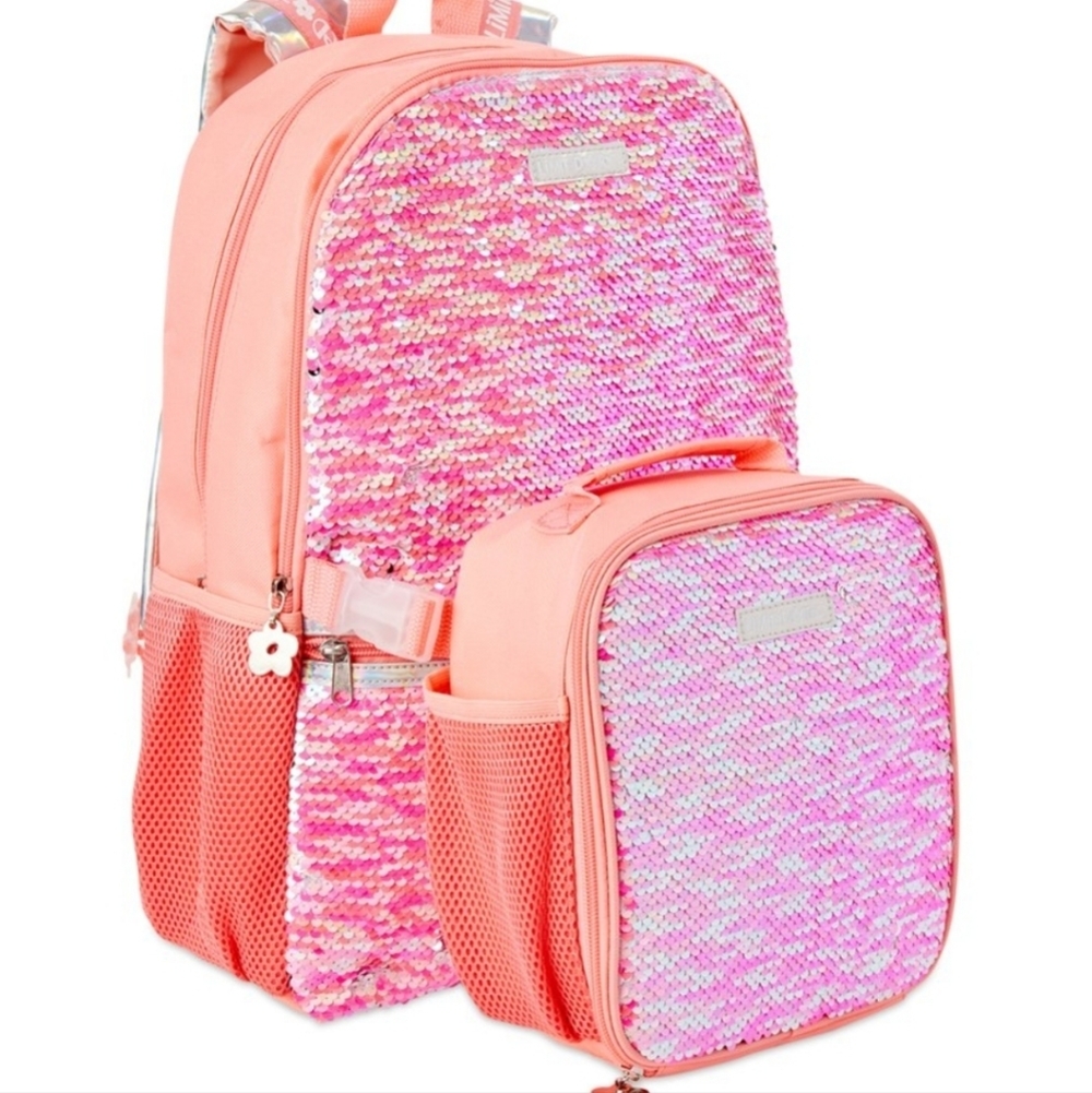 Limited Too Flip Squins Bookbag/Backpack with Lunch Box